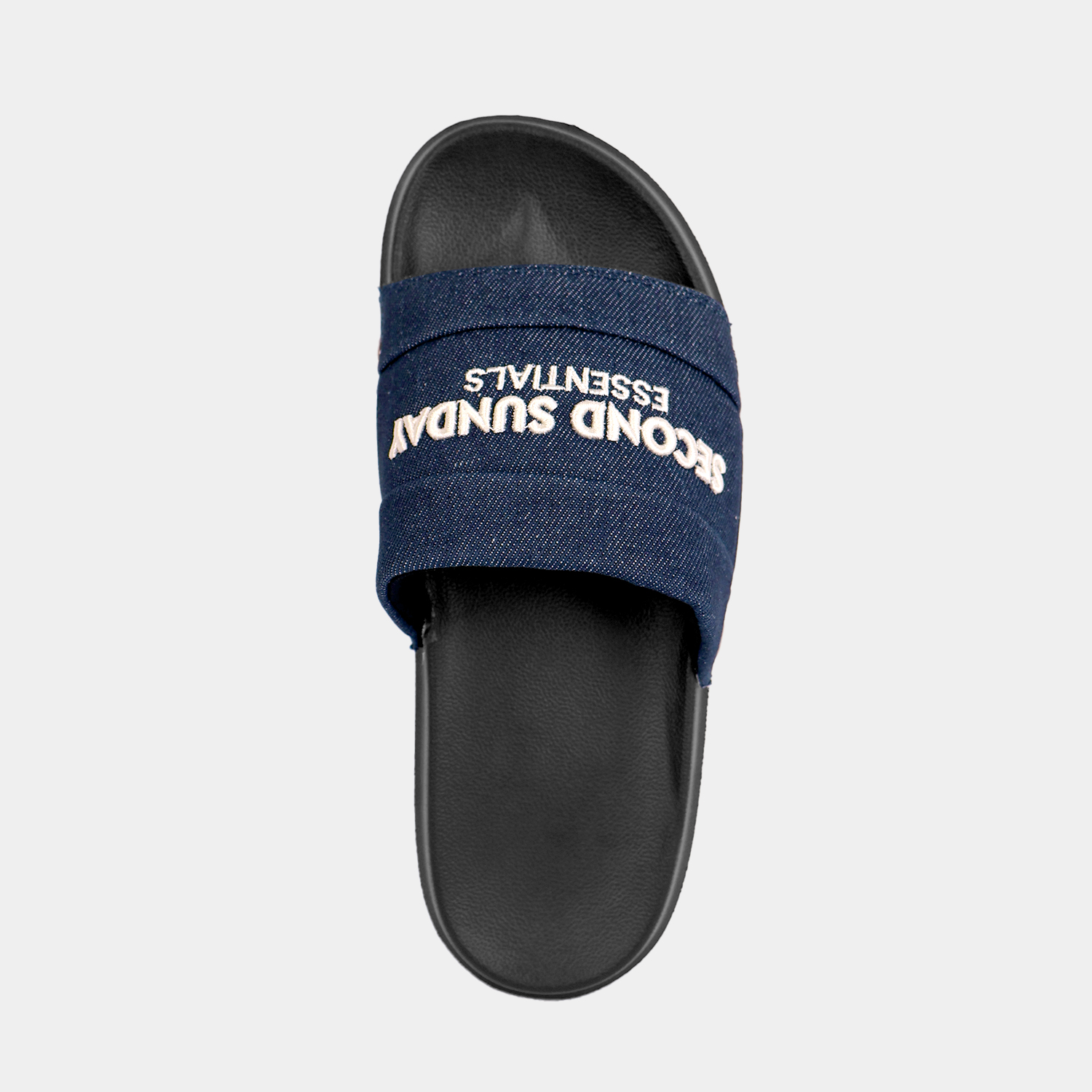 Dép Nam Nữ Nam Nữ Second Sunday Denim Slides SL12