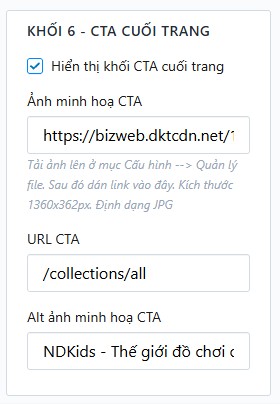 Khối CTA cuối trang