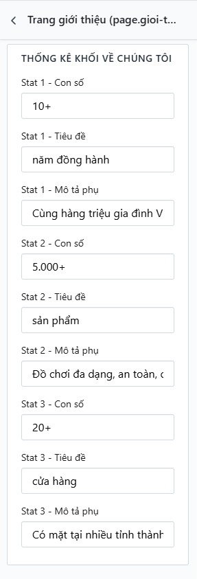 Khối Về chúng tôi