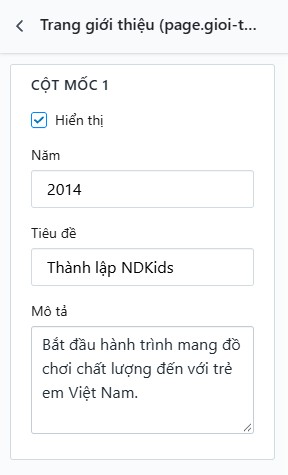 Cột mốc 1