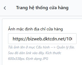 Ảnh mặc định địa chỉ cửa hàng