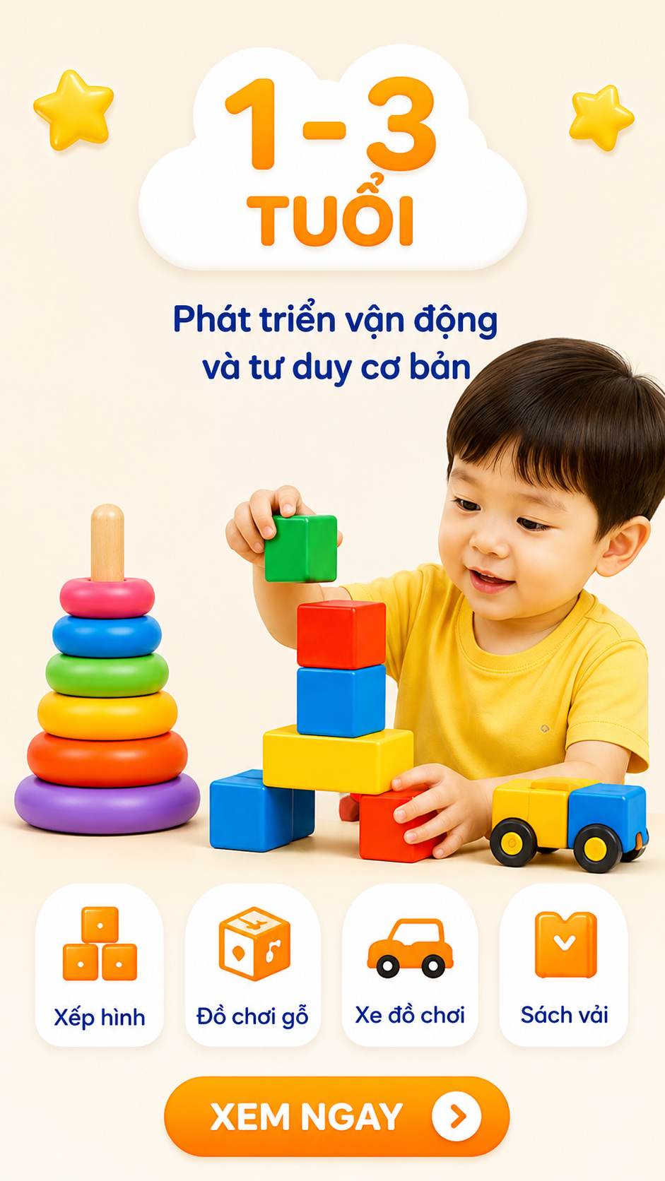 Đồ chơi 1 - 3 tuổi