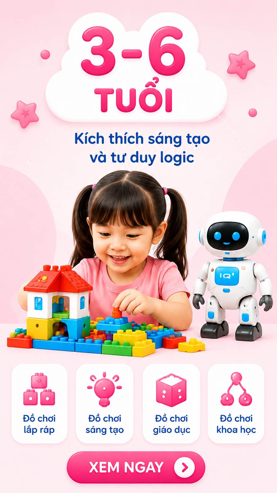 Đồ chơi 3 - 6 tuổi
