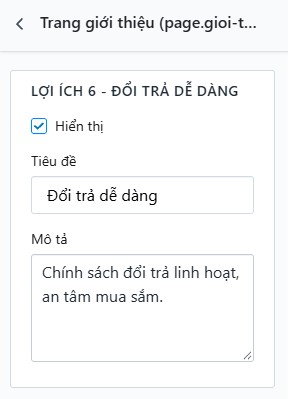 Lợi ích 6 - Đổi trả dễ dàng