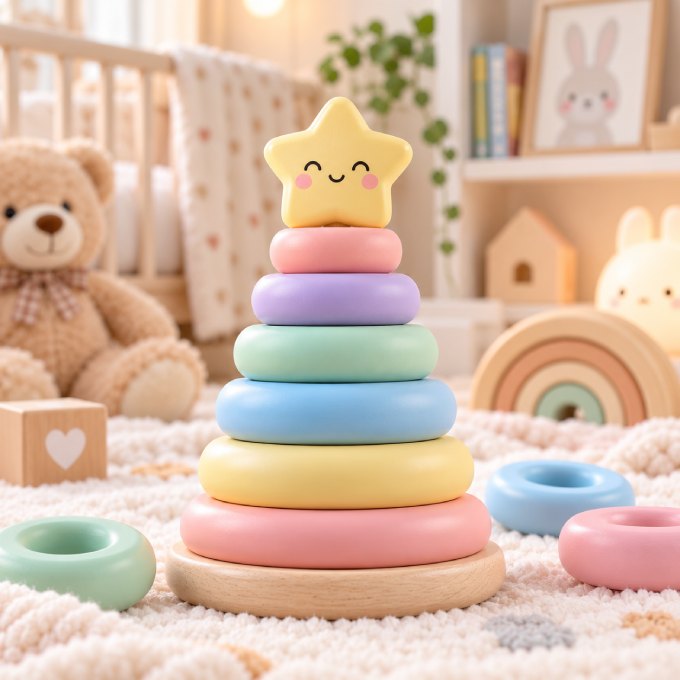 Bộ xếp chồng vòng màu sắc