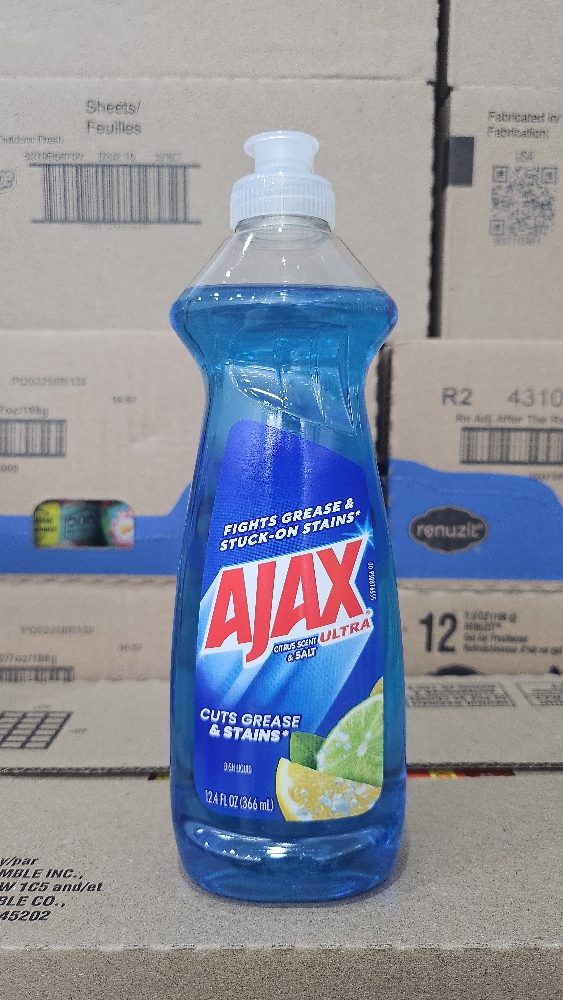 NƯỚC RỬA CHÉN BÁT AJAX ULTRA 
HƯƠNG QUÝT & MUỐI 12.4 OZ