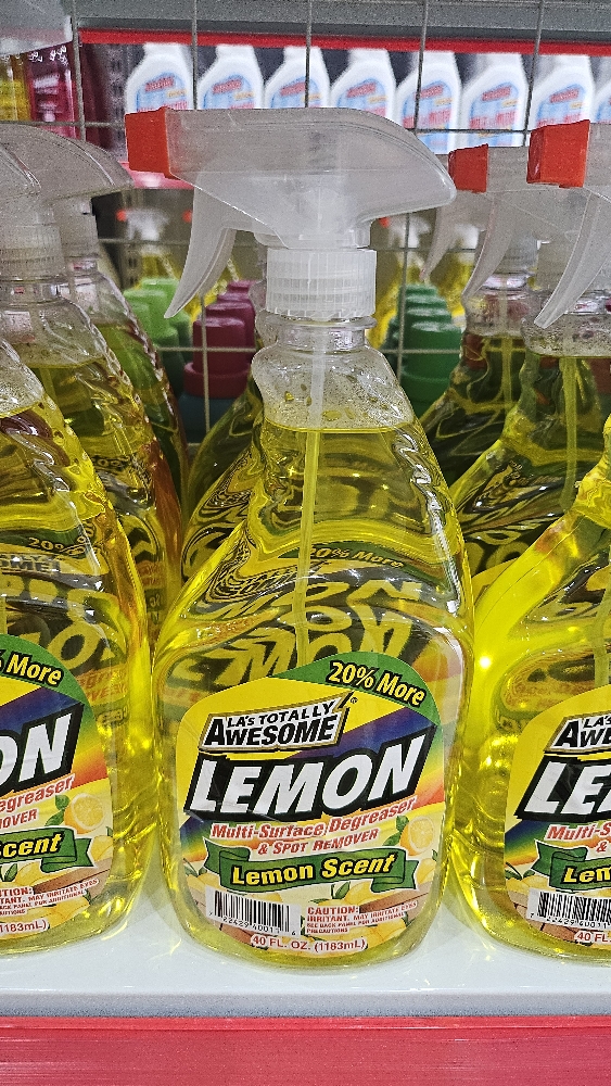 NƯỚC TẨY RỬA ĐA BỀ MẶT LA's TOTALLY AWESOME LEMON 
HƯƠNG CHANH 40 OZ