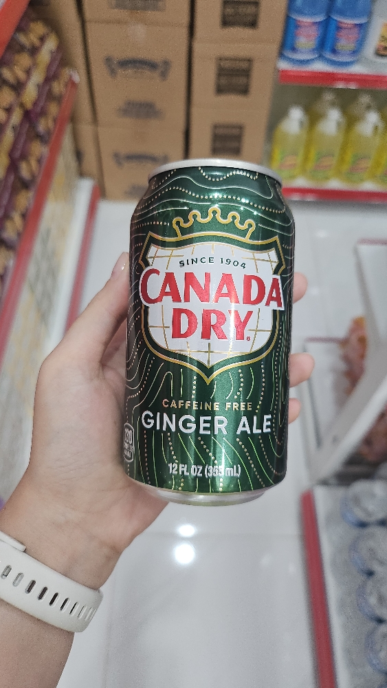 NƯỚC GIẢI KHÁT CANADA DRY 
KHÔNG CAFFEIN VỊ GỪNG 355ML
