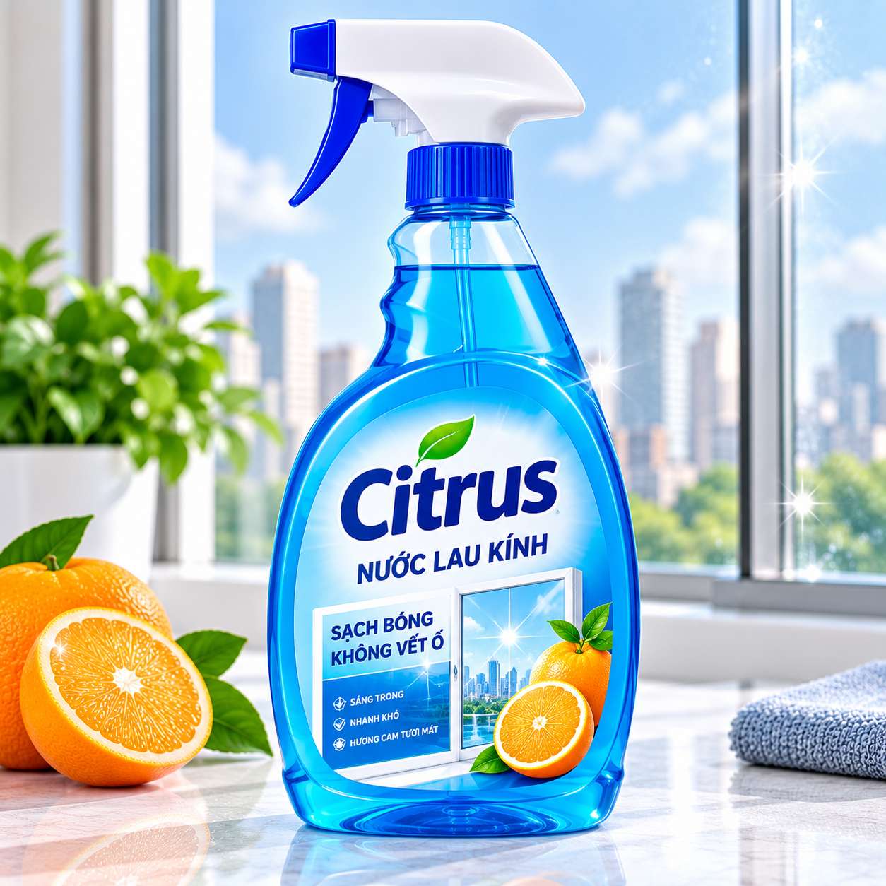 Nước lau kính Citrus