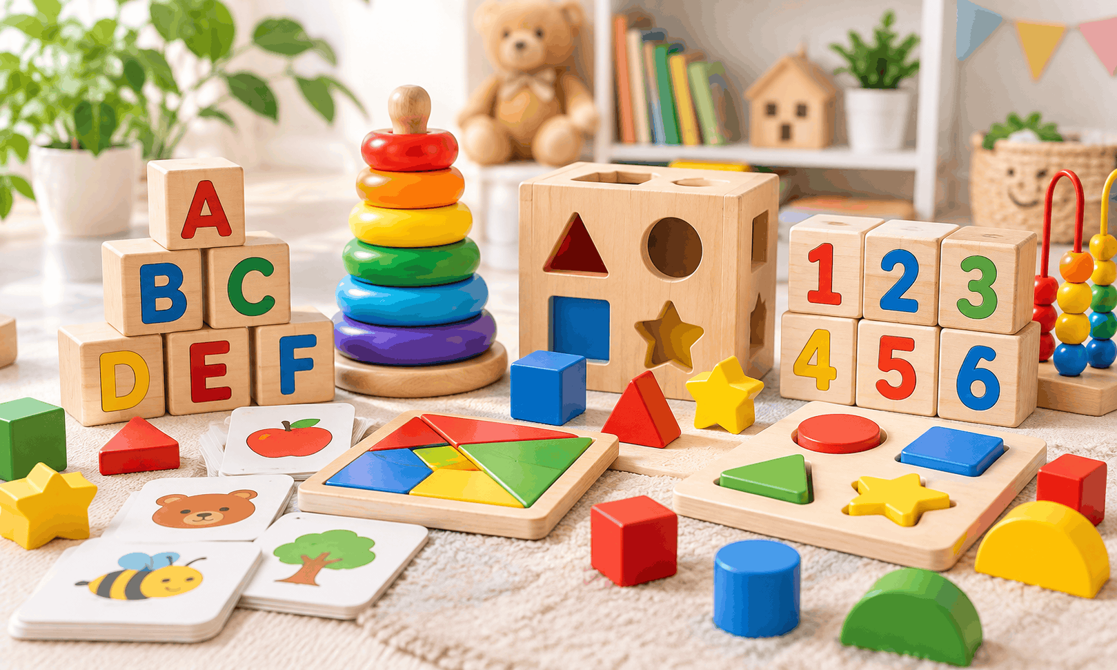 Đồ Chơi Montessori – Giúp Bé Rèn Luyện Sự Tập Trung Và Tính Tự Lập