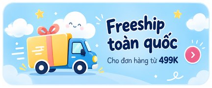 Freeship toàn quốc cho đơn hàng từ 499K