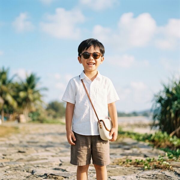 Hai anh em dạo phố
