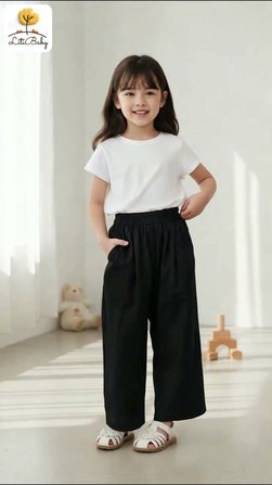 Quần ống rộng cho bé trai, bé gái