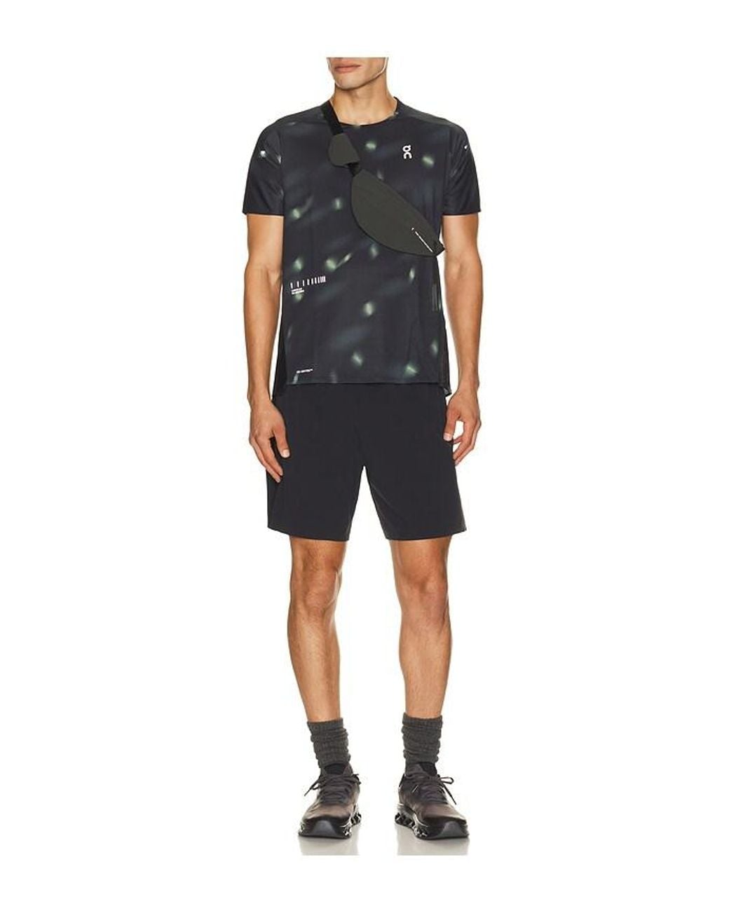 Áo Tay Ngắn Thể Thao Nam On Running Performance-T Lumos Black