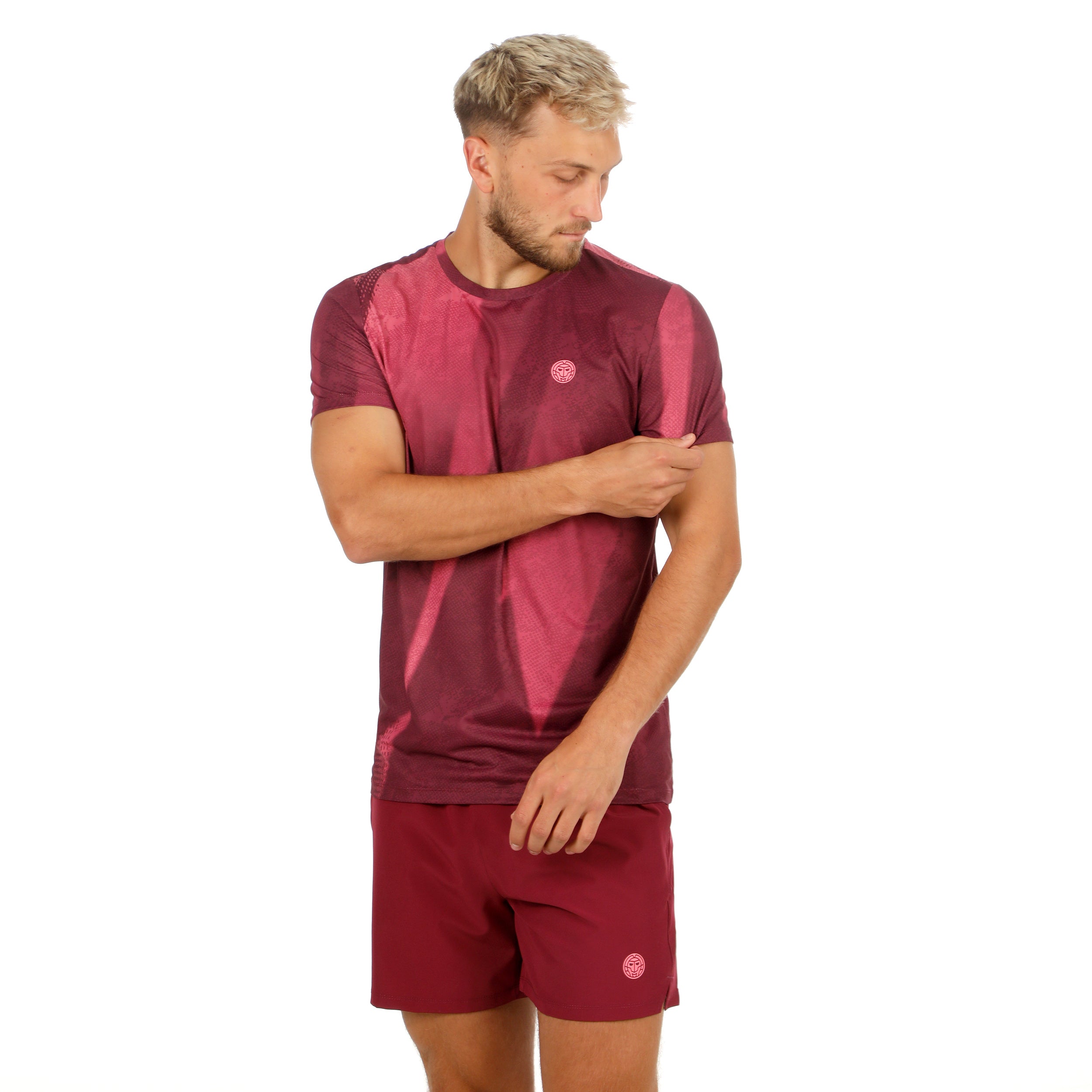 Quần Bidi Badu ngắn thể thao tennis/pickleball nam Freeze Out Dark Red BB100015-900