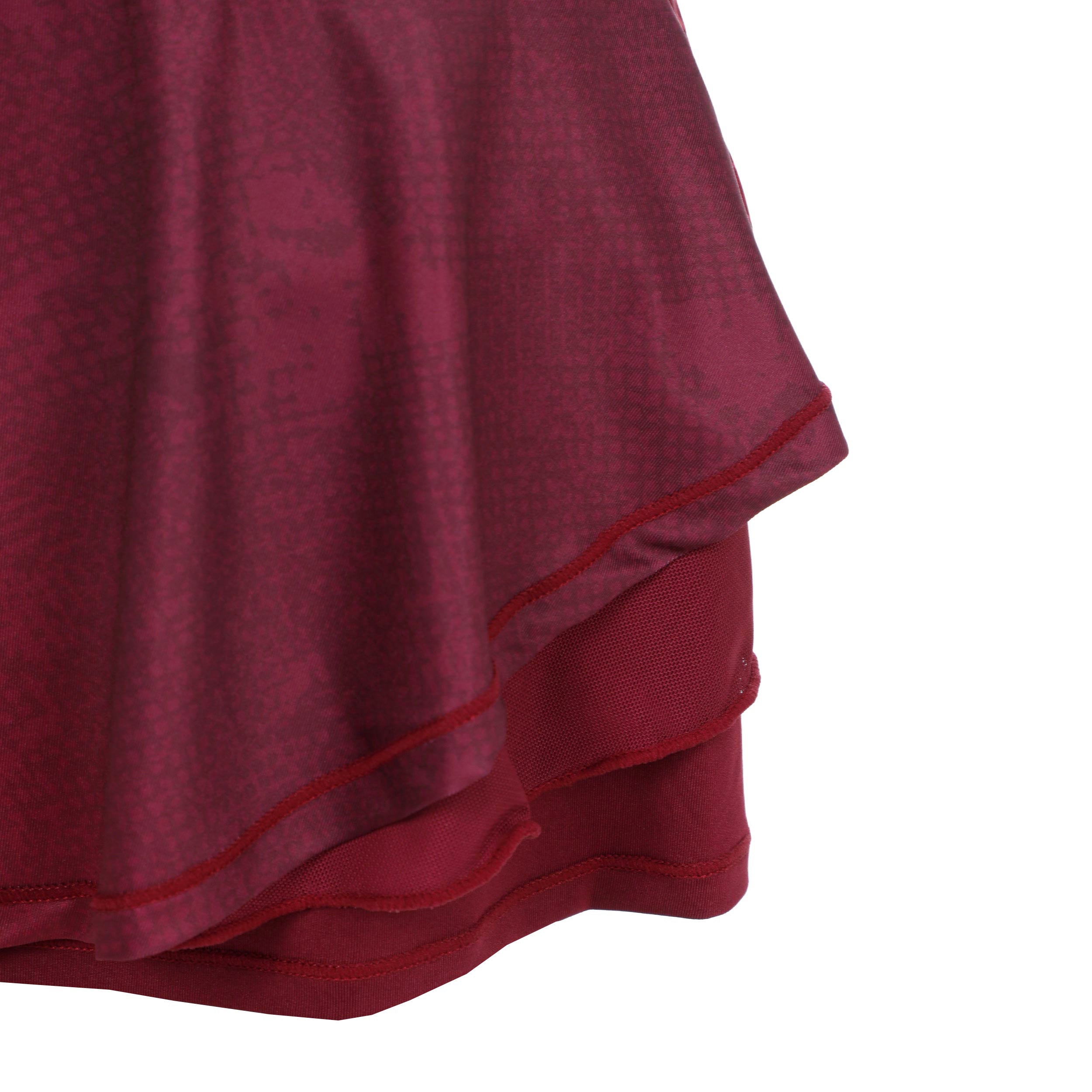 Chân váy Bidi Badu thể thao tennis/pickleball nữ Freeze Out Dark Red Pink BB180026-9050