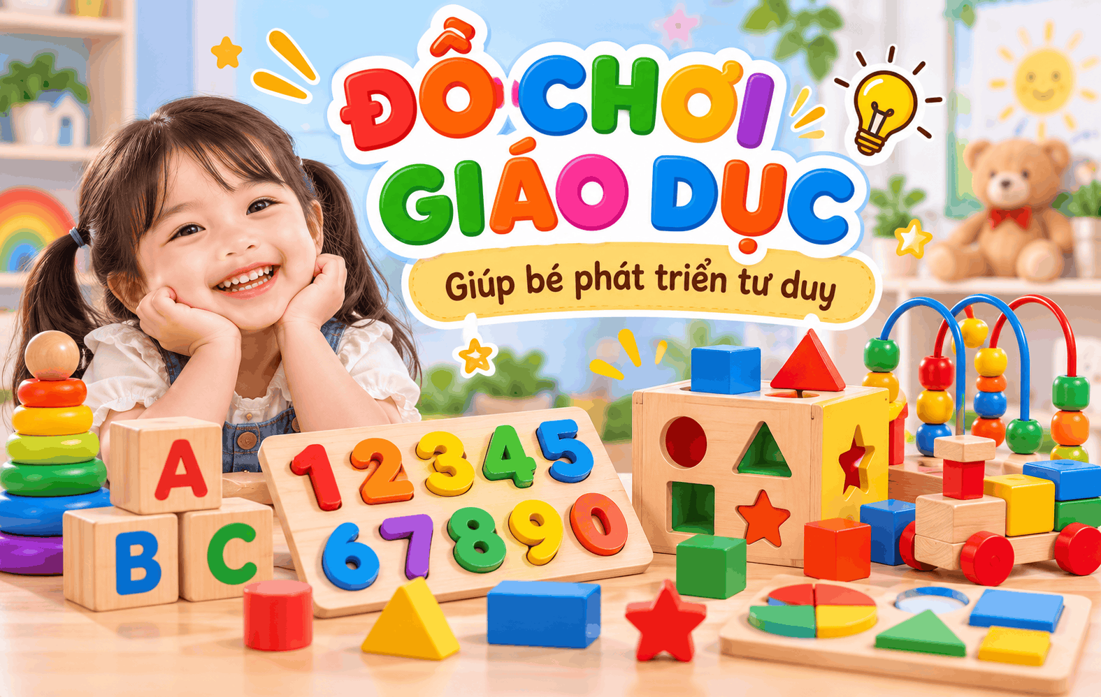 Đồ Chơi Giáo Dục – Bí Quyết Giúp Bé Phát Triển Tư Duy Từ Nhỏ