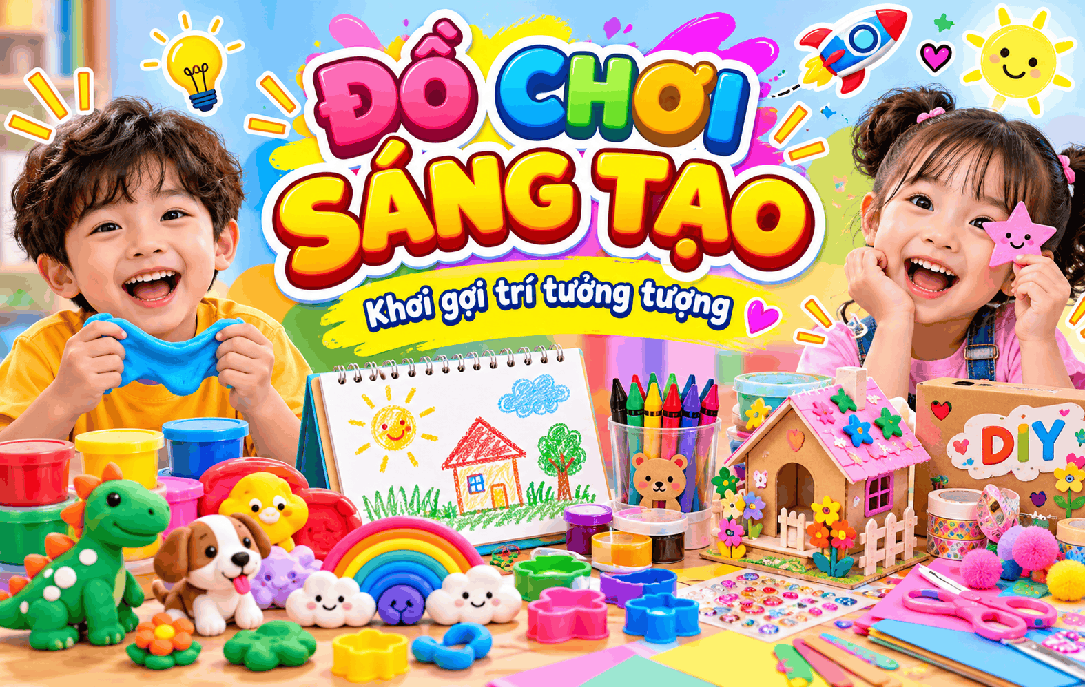 Đồ Chơi Sáng Tạo – Khơi Dậy Trí Tưởng Tượng Và Khả Năng Khám Phá Của Bé