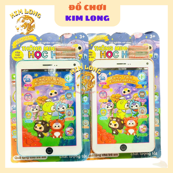 ĐỒ CHƠI IPAD MINI THÔNG MINH PHÁT NHẠC KỂ CHUYỆN ĐỌC THƠ HÌNH BABY THREE / KUROMI / KITTY / GẤU DÂU / MÈO TOM CHO BÉ