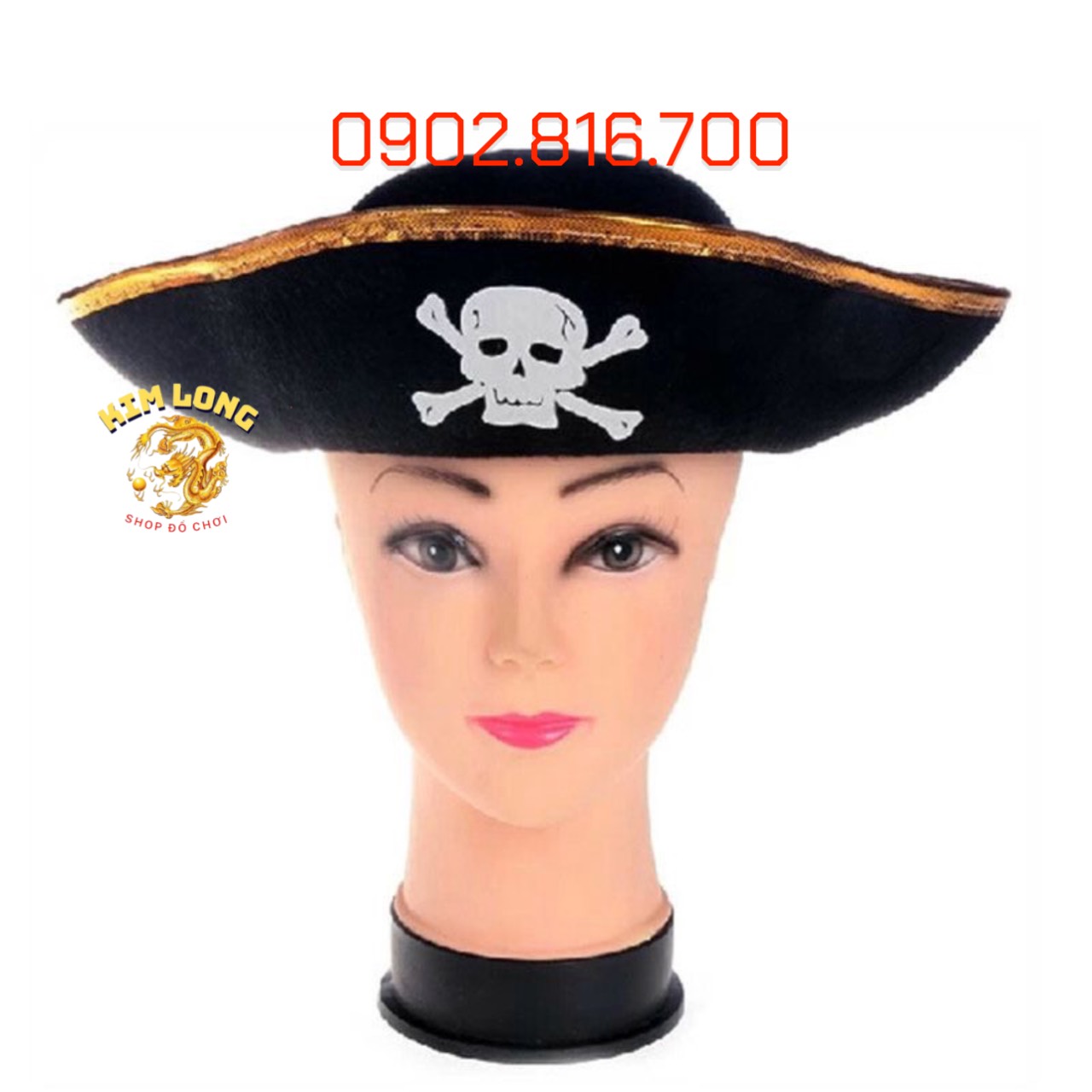 Áo choàng - Nón - Bịt mắt phụ kiện trang trí - trang phục hoá trang cướp biển lễ hội Halloween