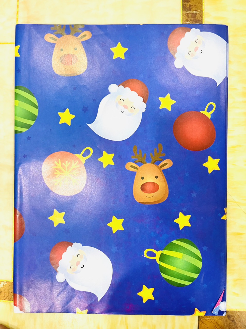 1 tờ Giấy gói quà Noel họa tiết giáng sinh nhiều màu sắc dày dặn đẹp 50x70cm phụ kiện trang trí noel ngày lễ giáng sinh