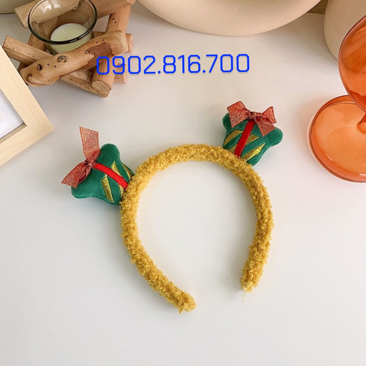 Cài noel xinh xắn hình tuần lộc chuông ông già noel cho bé gái và nữ trang phục phụ kiện Noel ngày lễ giáng sinh
