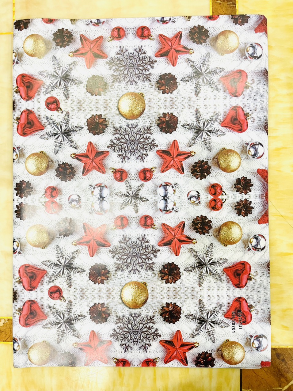 1 tờ Giấy gói quà Noel họa tiết giáng sinh nhiều màu sắc dày dặn đẹp 50x70cm phụ kiện trang trí noel ngày lễ giáng sinh