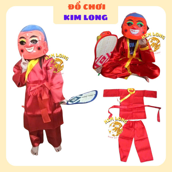 HÓA TRANG MẶT NẠ ÔNG ĐỊA / ĐẦU LÂN + ĐUÔI / TRỐNG DÙI / QUẠT CHO BÉ CHƠI TRUNG THU VÀ PHỤ KIỆN TRANG TRÍ TRUNG THU SẴN (