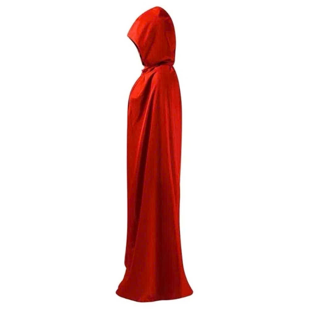 Áo Choàng có nón ma cà rồng 2 lớp đổi 2 màu đỏ đen trang phục hoá trang lễ hội halloween cho trẻ em và người lớn