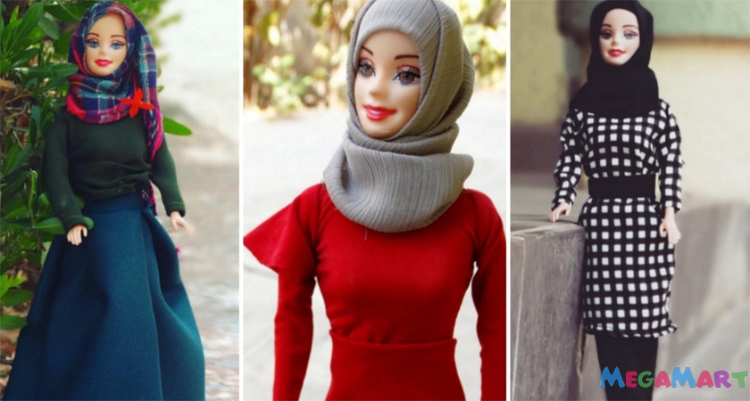 Hình ảnh búp bê Barbie phong cách Hồi giáo