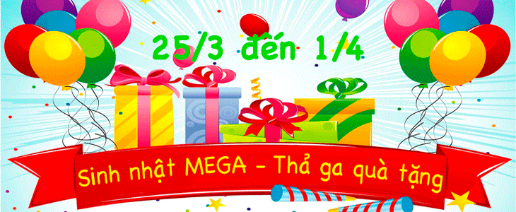 Tưng bừng chào đón sinh nhật 1 tuổi Megamart