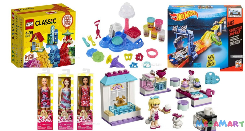 Top 5 đồ chơi trẻ em bán chạy nhất Megamart quà 1-6 cho bé