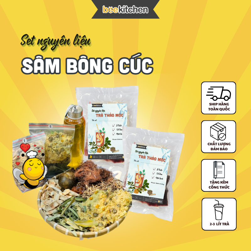 NẤU SÂM BÔNG CÚC TÁO ĐỎ CHO MÓN GIẢI KHÁT BỔ DƯỠNG NGÀY HÈ