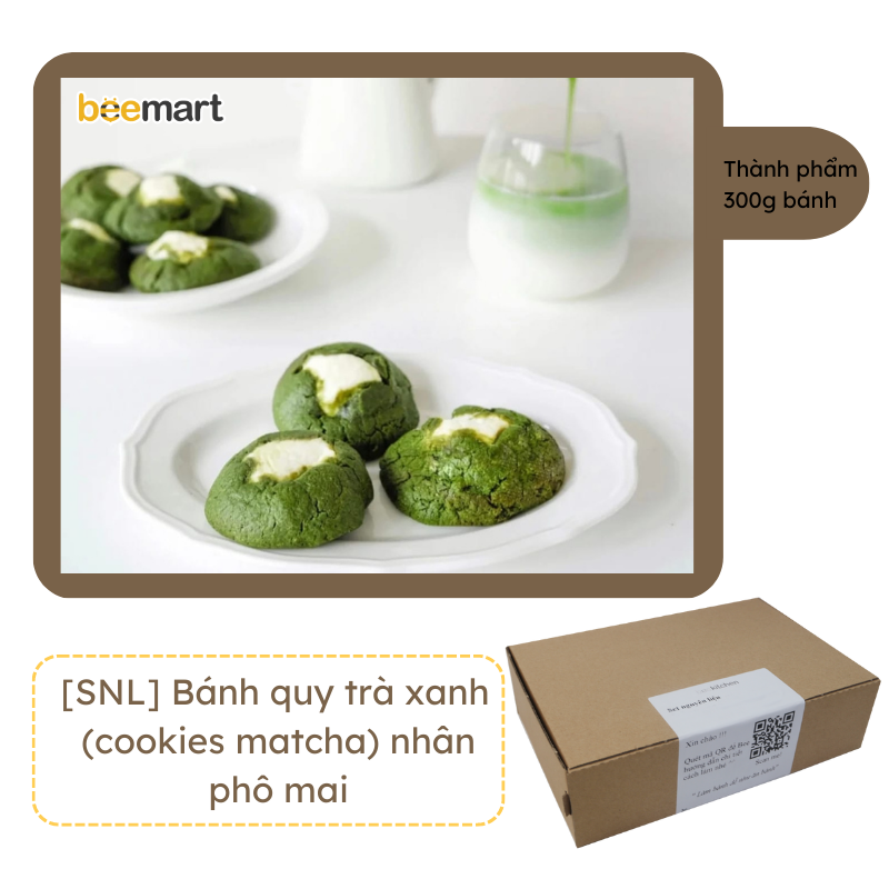 BÁNH COOKIE MATCHA TRÀ XANH THƠM NGON NGỌT VỪA PHẢI