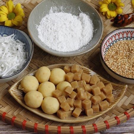 SET BỘT LÀM BÁNH TRÔI NGŨ SẮC ĐẦY ĐỦ TIỆN LỢI DỄ SỬ DỤNG