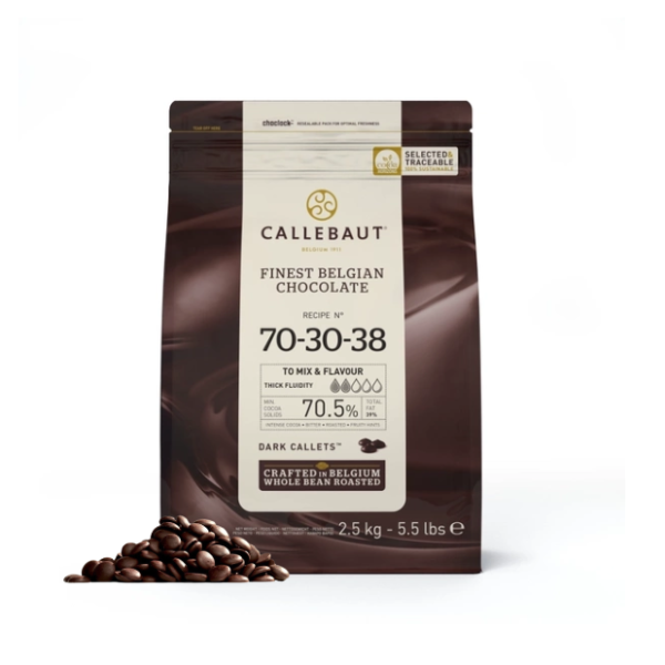 Socola đen Callebaut 70,5% 2,5kg