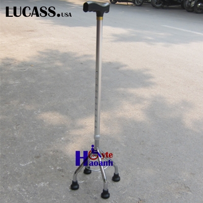 GẬY CHỐNG 4 CHÂN CHỈNH ĐƯỢC ĐỘ CAO PHÙ HỢP NGƯỜI BỊ ĐỘT QUỴ TAI NẠN
