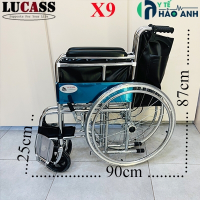 Xe lăn Lucass X9 gấp gọn