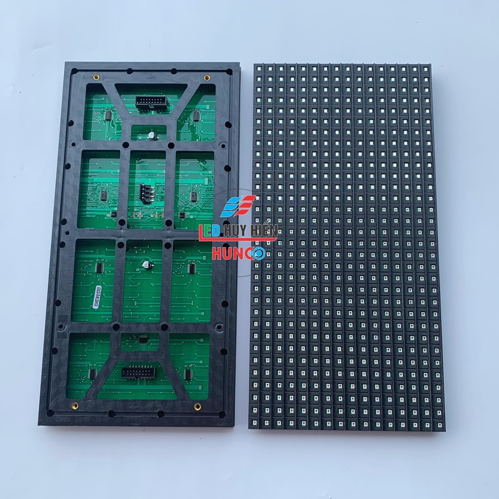 module led p10 smd, module p10 smd màu đơn sắc huyhien.vn
