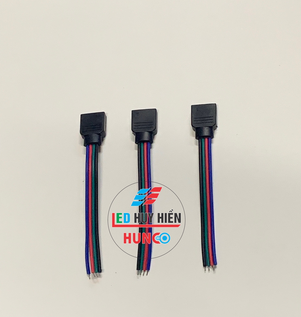 Đầu nối Led RGB 4 Pin đực cái, ghim 4 Pin, phụ kiện đấu nối led 7 màu ...