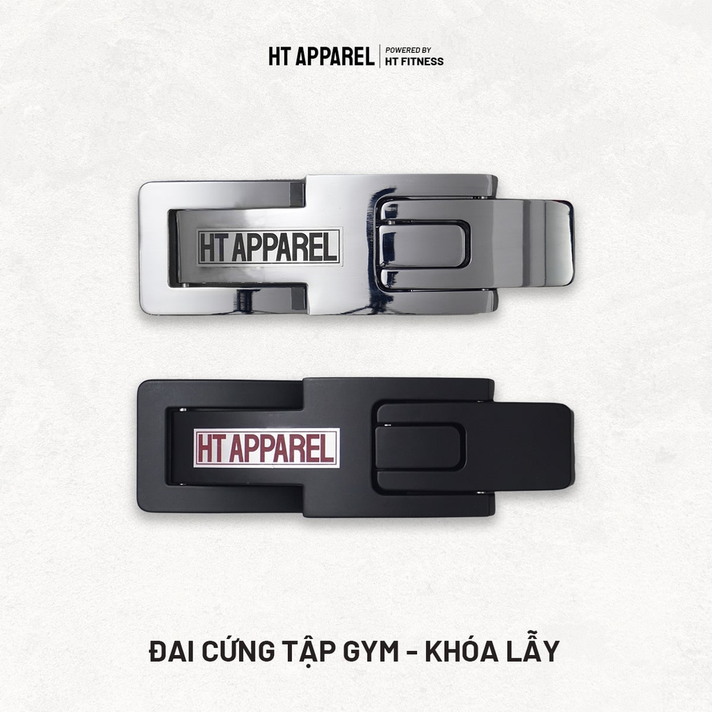 HT Apparel Lever Belt - Đai lưng tập Gym Khóa Lẫy