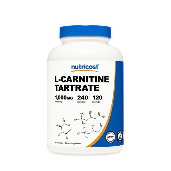 Nutricost L-Carnitine Tartrate Capsules, 500 mg