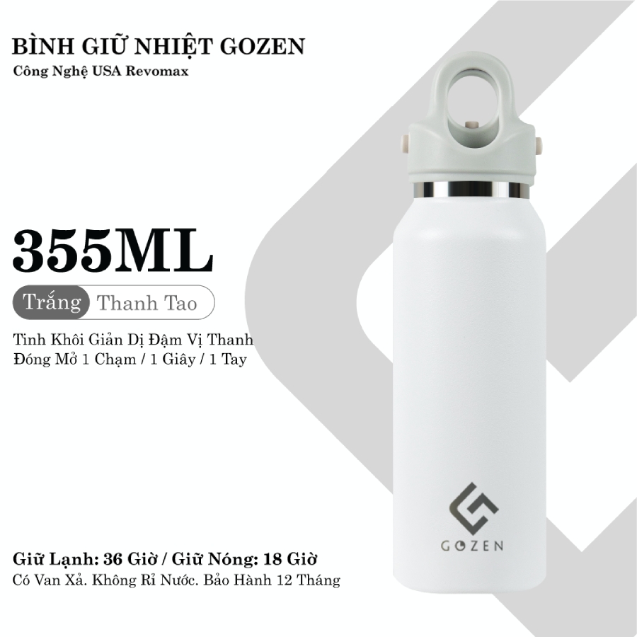 Bình giữ nhiệt GOZEN Slim 355ml