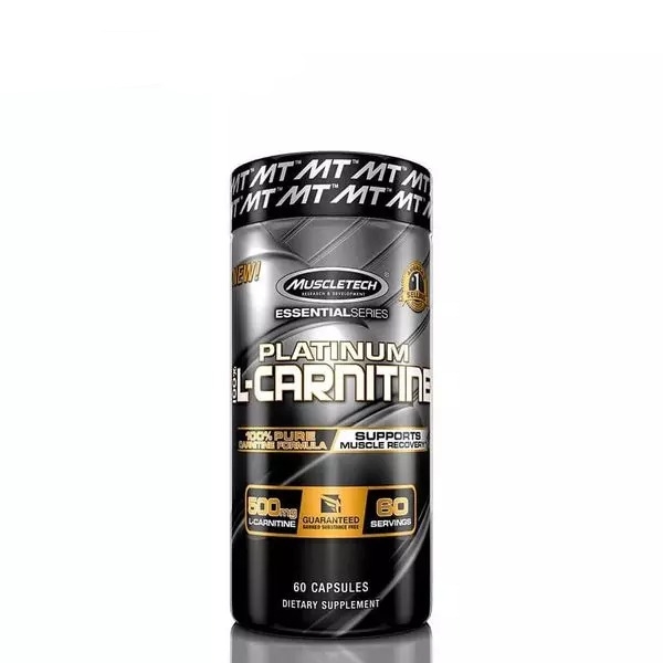 MuscleTech Platinum 100% Carnitine, 180 Caps
