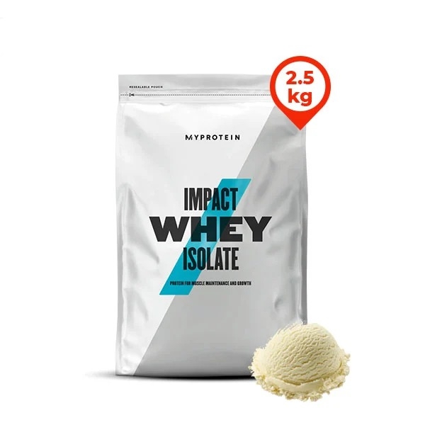 MyProtein Impact Whey Isolate, 2.5 Kg (100 servings)