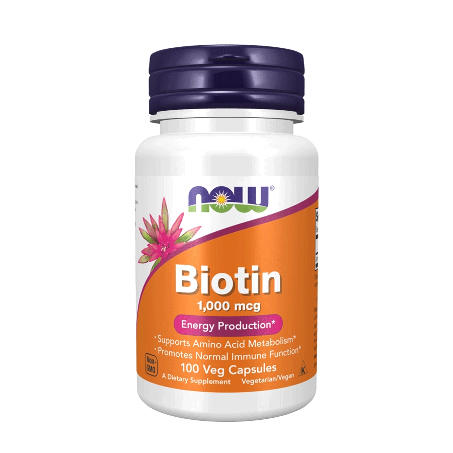 Viên uống hỗ trợ mọc tóc NOW Biotin