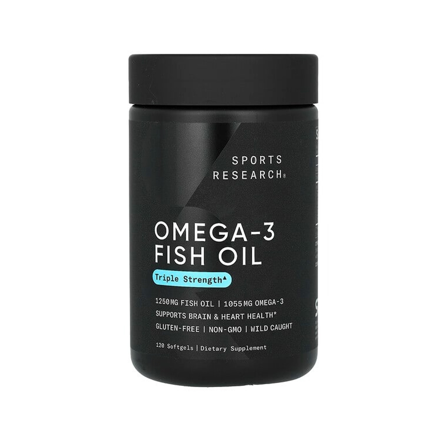Sports Research Omega-3 Fish Oil | Triple Strength