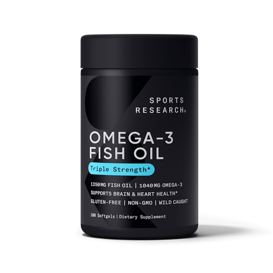 Sports Research Omega-3 Fish Oil | Triple Strength