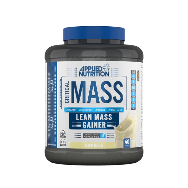 Sữa Tăng Cân Applied Nutrition Critical Mass, 2.4 KG (16 Servings)