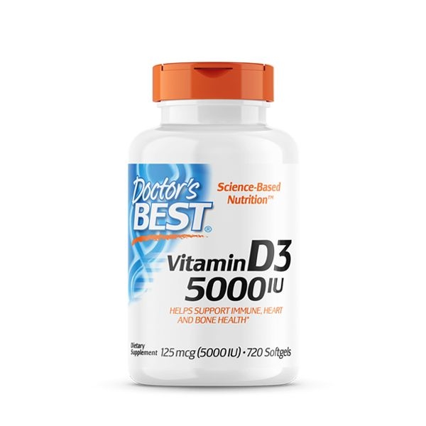 Doctor's Best Vitamin D3 - 5000 IU (125 mcg)